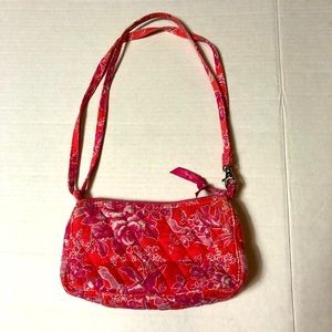 Vera Bradley peach hope toile purse